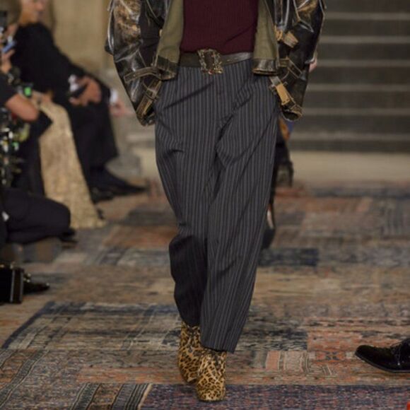 Ralph Lauren Fall Runway Collection Made in Italy Cayla Leopard Haircalf Boot - Picture 12 of 16